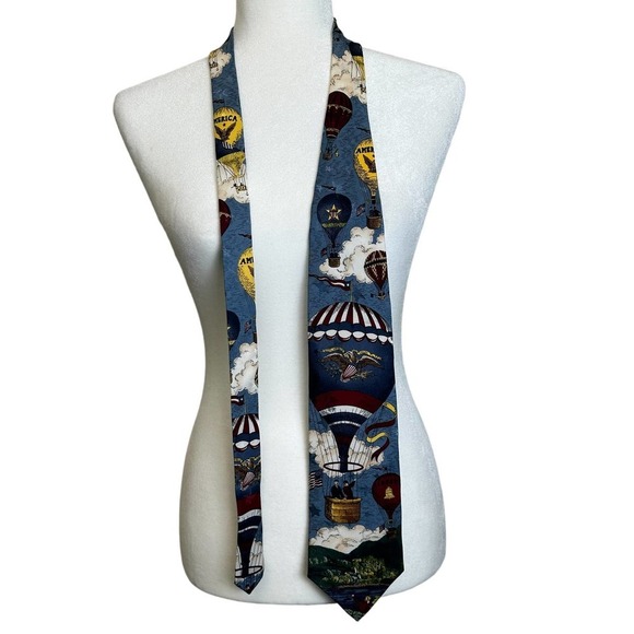 VINTAGE TANGO by Max Raab Tie AMERICANA SERIES UP, UP AND AWAY‎ CIRCA 1880 - Picture 2 of 6